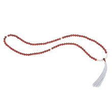 Load image into Gallery viewer, Stress Less Rosewood and Clear Quartz Mala beads