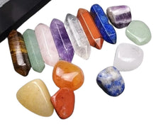 Load image into Gallery viewer, 14 piece chakra Crystal Set